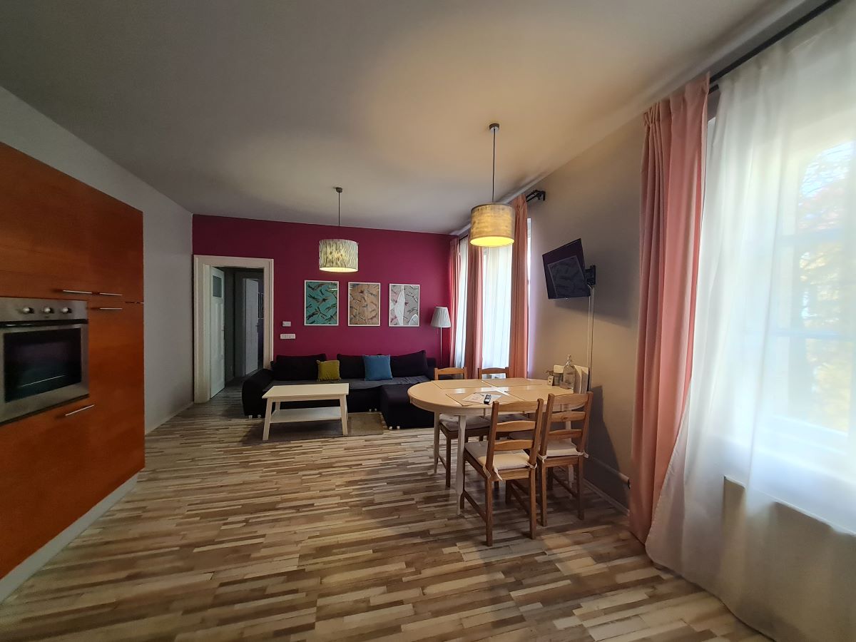 For rent, a fully furnished apartment 2+kk, 52m2, in the center of Prague 1.